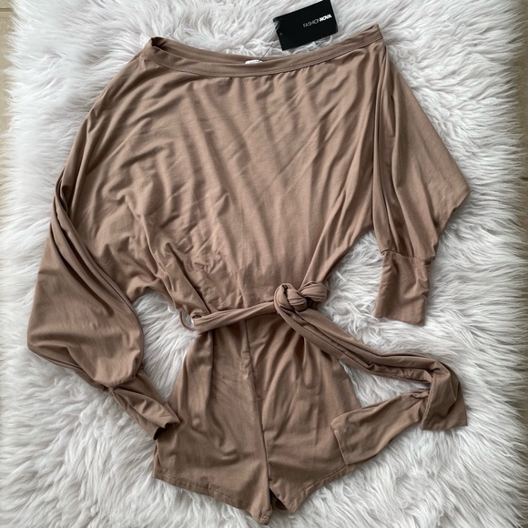 Fashion Nova Down For Some Loungin’ Shorty Romper - Picture 2 of 8